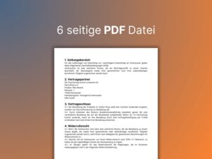 Muster AGB Webshop - Allgemeine Geschäftsbedingungen – Bild 4