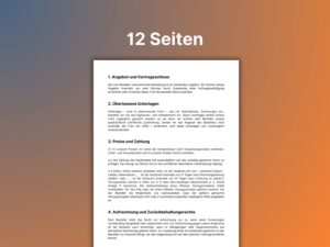Muster AGB Verkaufsbedingungen im B2C Bereich - Allgemeine Verkaufsbedingungen 12 Seiten – Bild 5